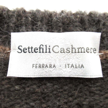 Settefili カシミヤ グラデーション ボーダー アルパカ ニット