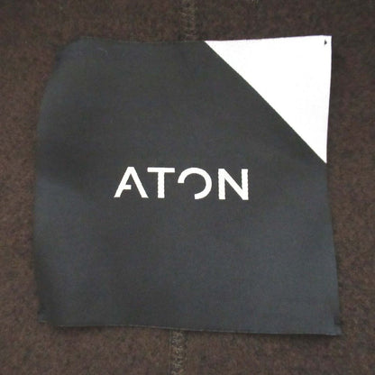 ATON ゴートスキン ポケット メルトン ロング コート