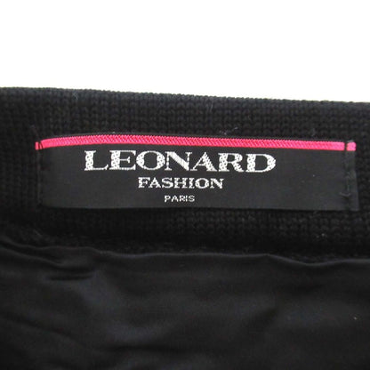 LEONARD ウール モヘア ブレンド スカート