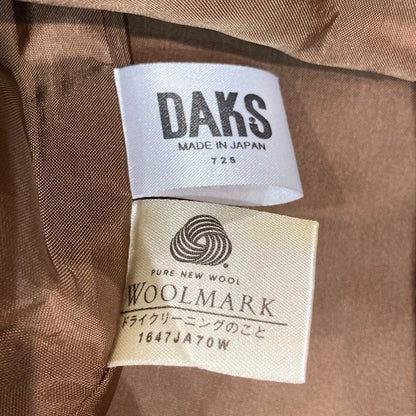 DAKS ヘリンボーン ノー カラー セットアップ