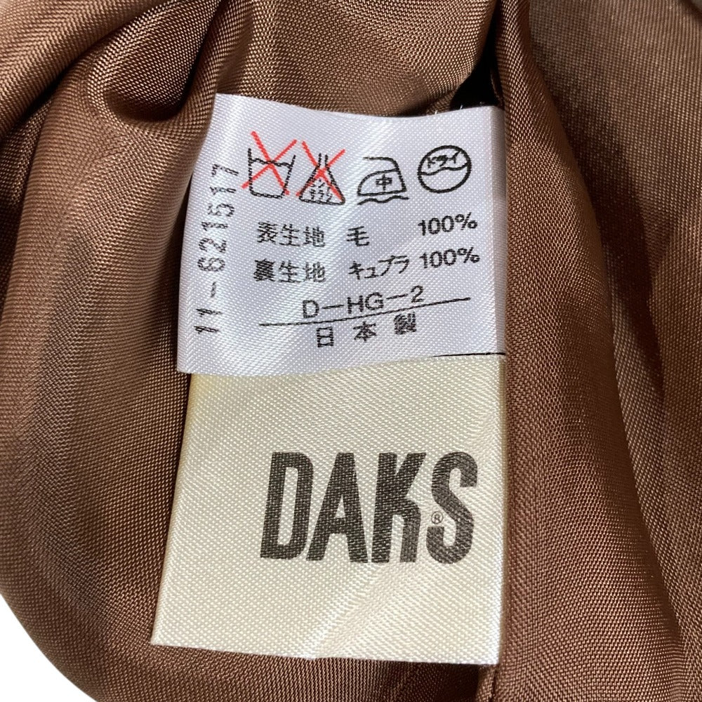 DAKS ヘリンボーン ノー カラー セットアップ