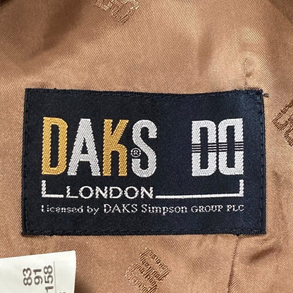 DAKS ヘリンボーン ノー カラー セットアップ