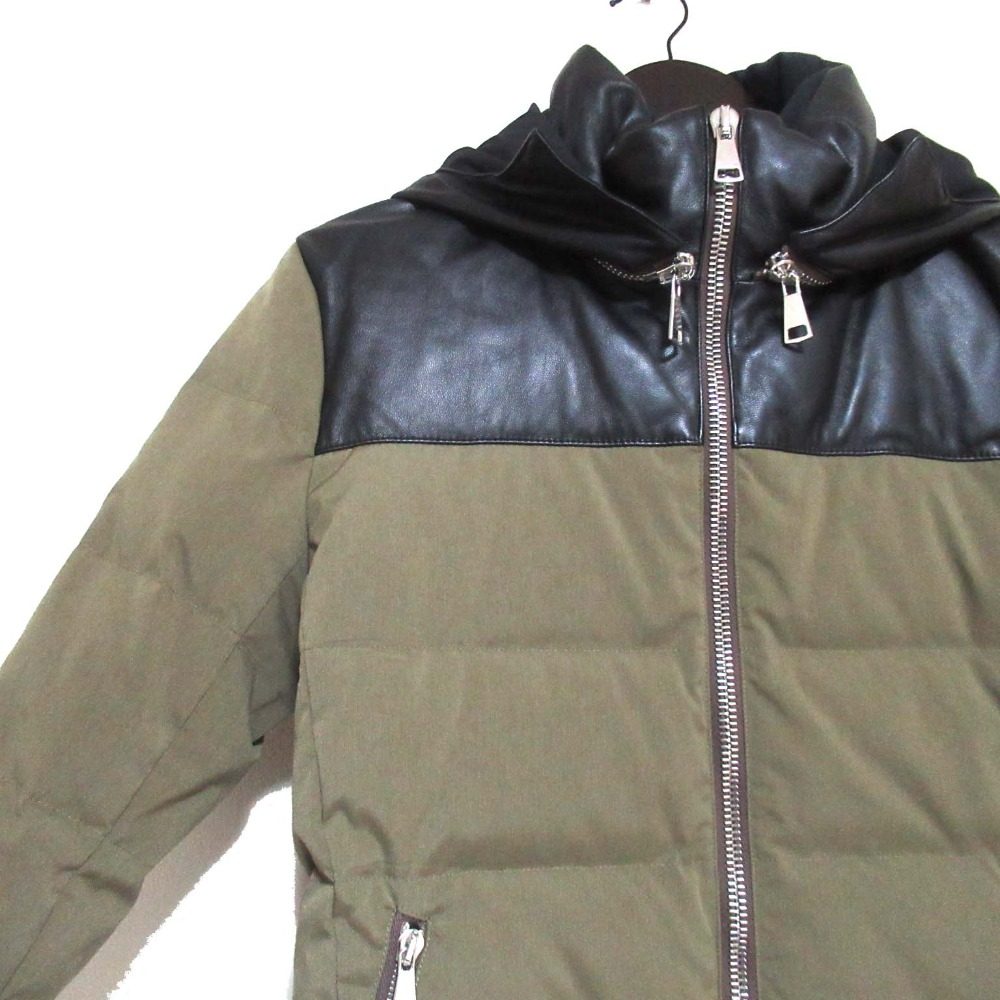 wjk ラム レザー ダウン ジャケット