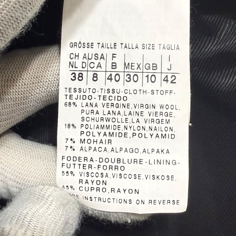 S Max Mara モヘア アルパカ ブレンド テーラード ジャケット