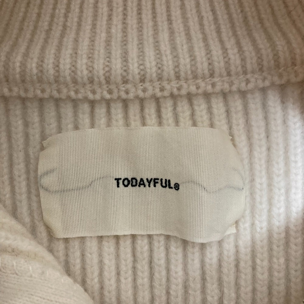 Todayful ハーフジップ ニット ベスト