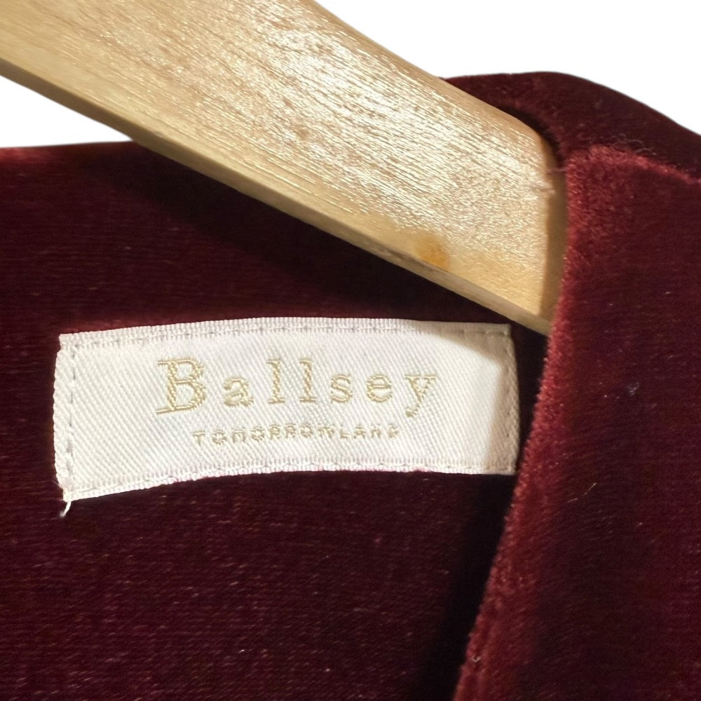Ballsey ストレッチ ベロア ドレス
