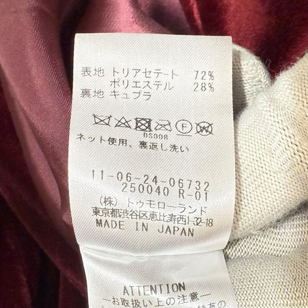Ballsey ストレッチ ベロア ドレス