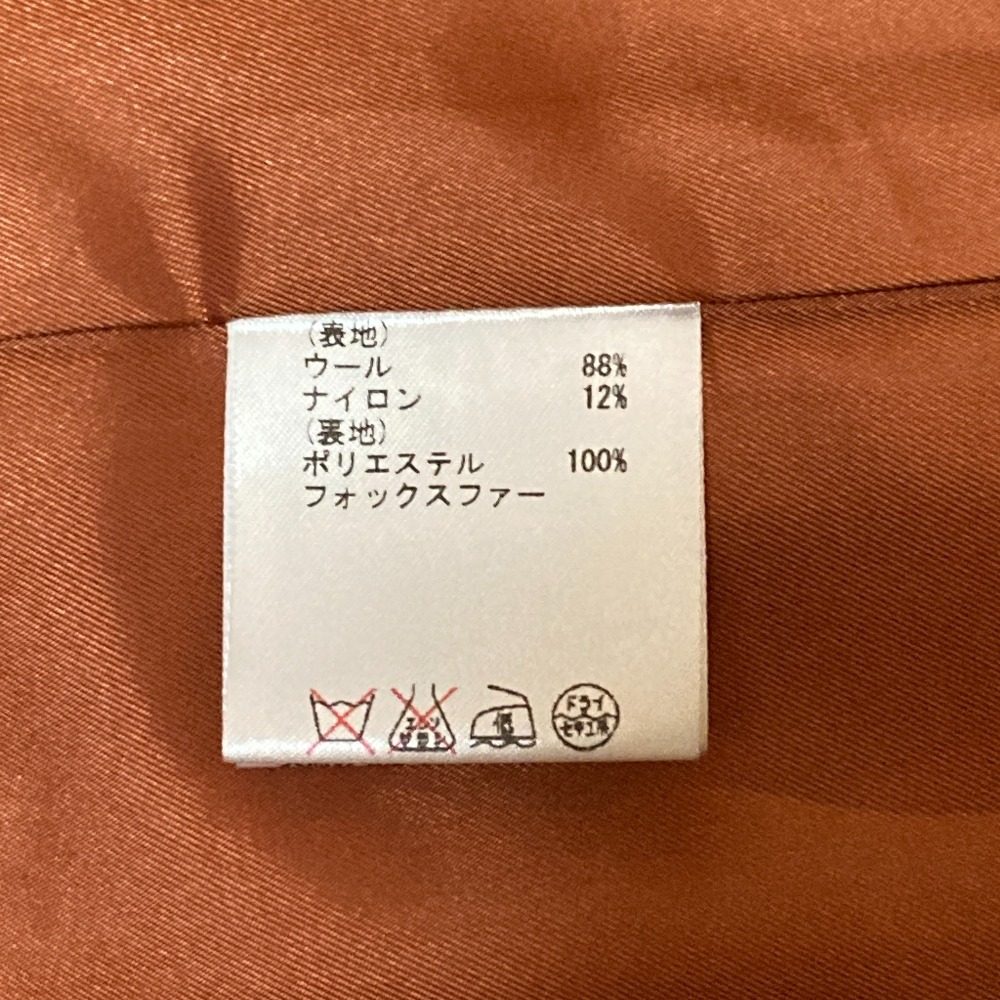 ダイアグラムグレースコンチネンタル フォックスファー フーデッドコート