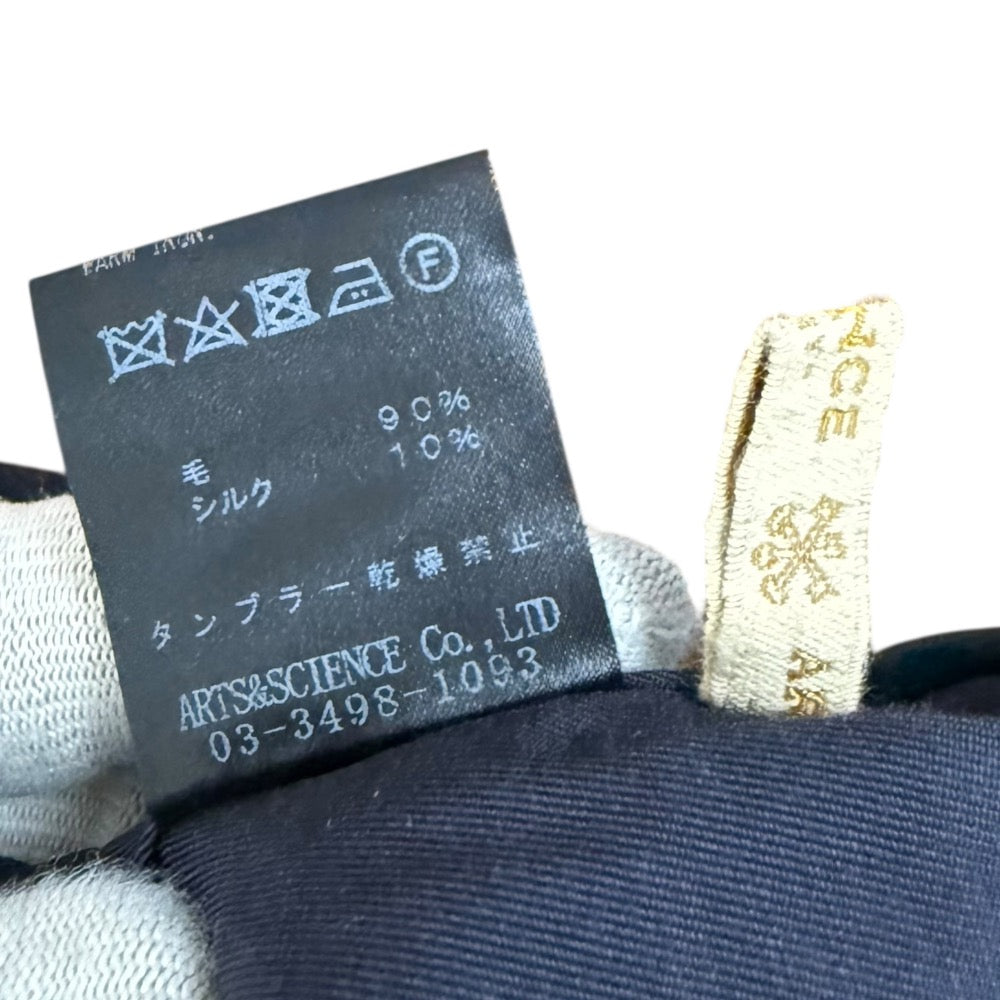 ARTS&SCIENCE シルク ブレンド テーパード パンツ