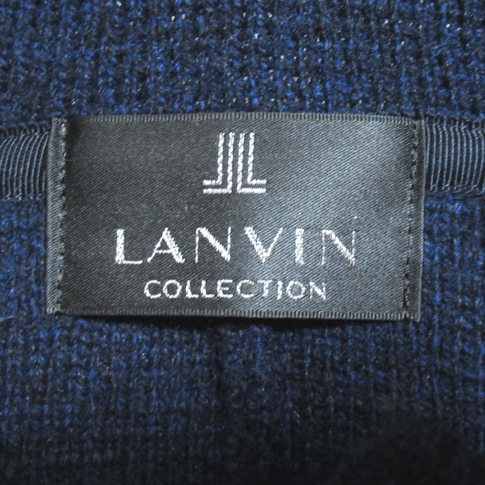 ランバン COLLECTION ウール シルク テーラード ジャケット
