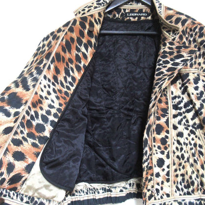 LEONARD FASHION レオパード ジャケット