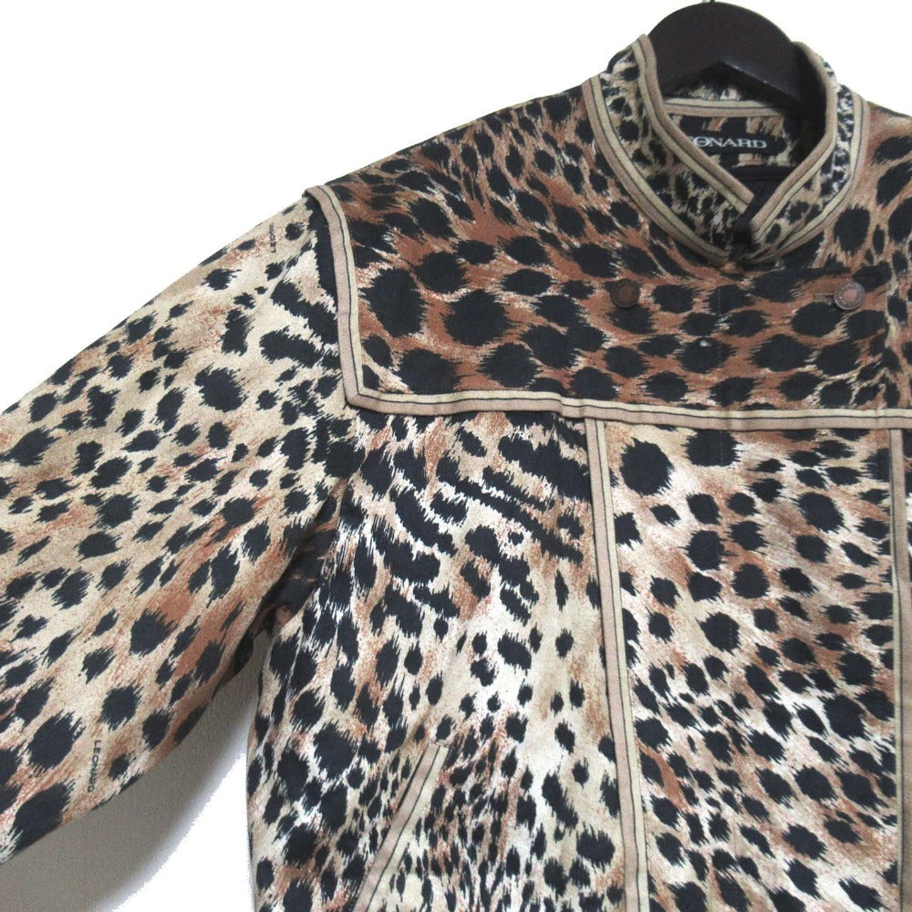 LEONARD FASHION レオパード ジャケット