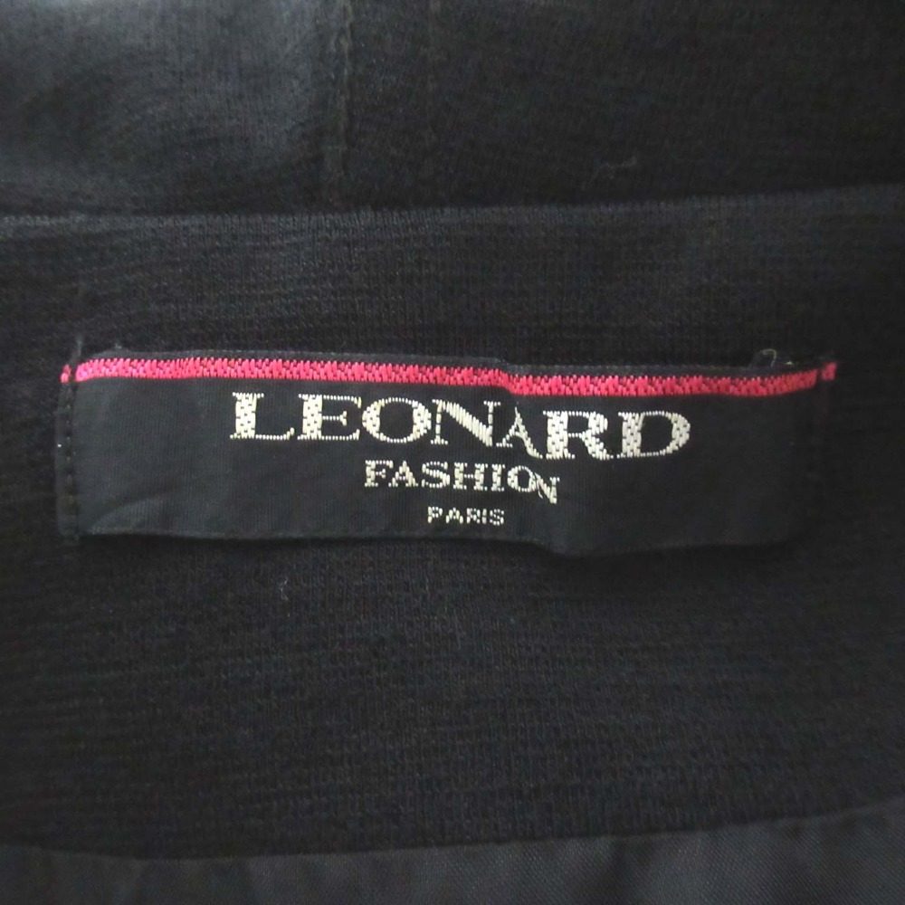 LEONARD FASHION アニマル パターン フーディー コート