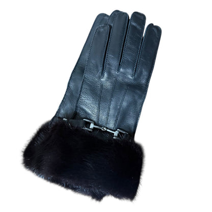 グッチ ホースビット ミンク ファー グローブ