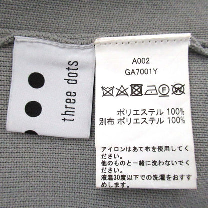 three dots スポンジ ヤーン カーディガン
