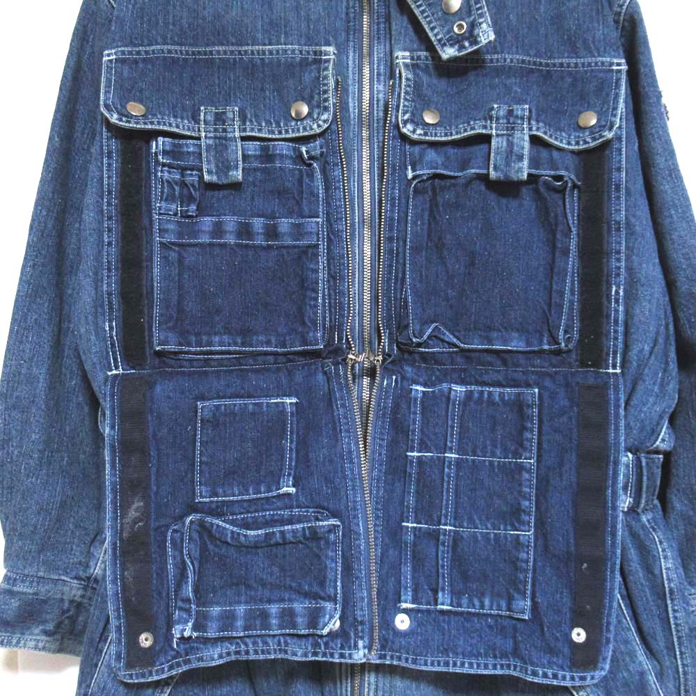 ISSEY MIYAKE DUETRIO デニム パッド コート