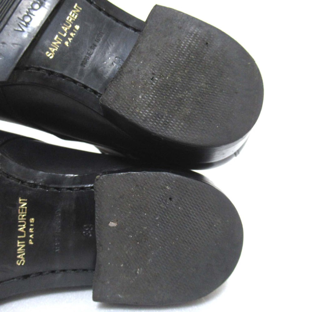 サンローラン パリ ワイアット レザー アンクルブーツ