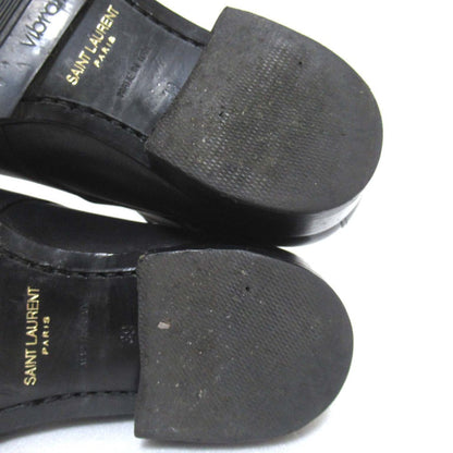 サンローラン パリ ワイアット レザー アンクルブーツ