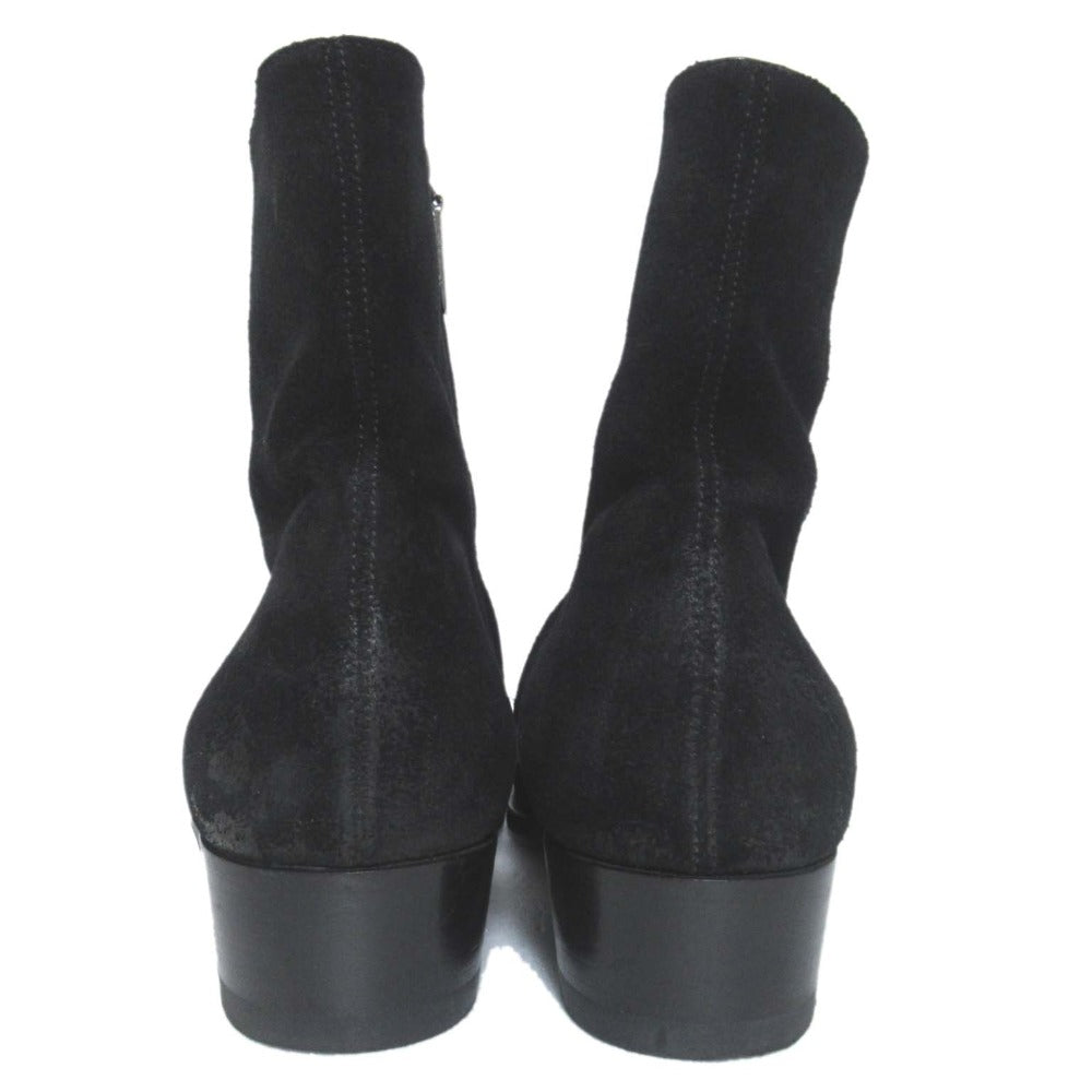 サンローラン パリ ワイアット スエード ショートブーツ