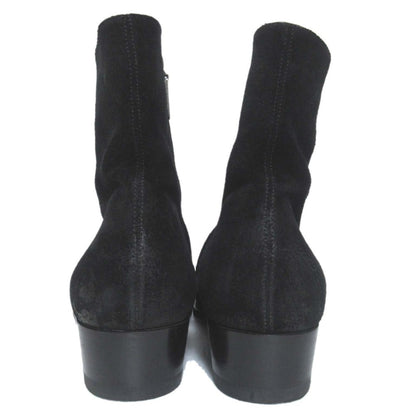 サンローラン パリ ワイアット スエード ショートブーツ