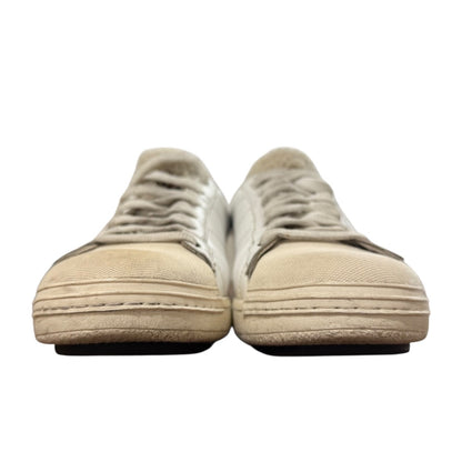 モンクレール レザー シアリング ロートップ スニーカー