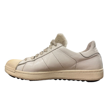 モンクレール レザー シアリング ロートップ スニーカー