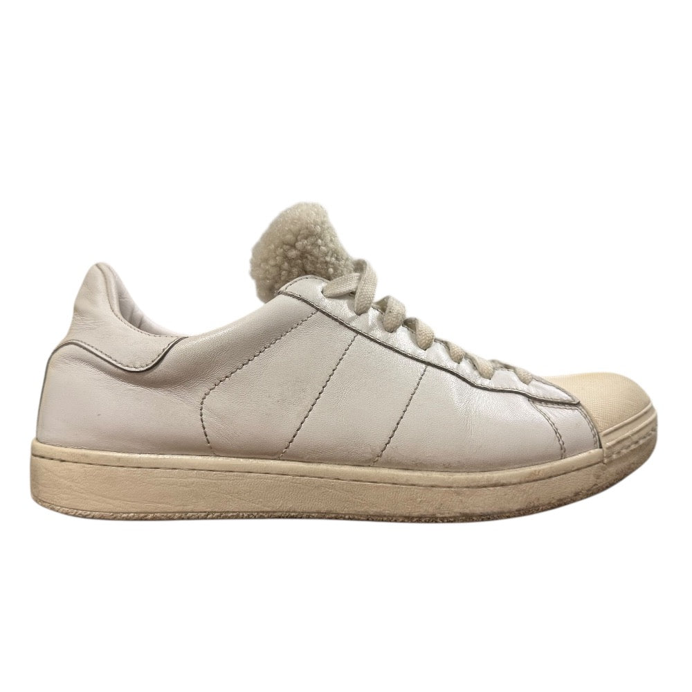 モンクレール レザー シアリング ロートップ スニーカー