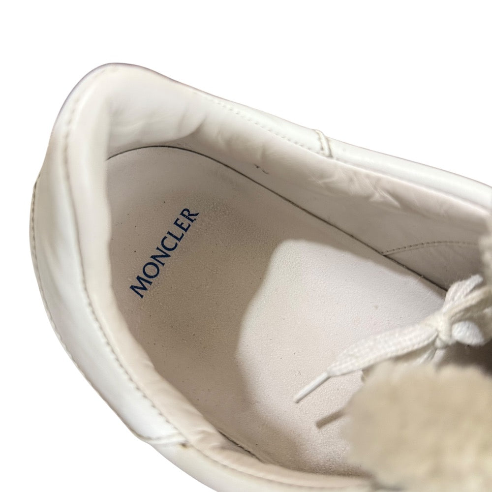 モンクレール レザー シアリング ロートップ スニーカー