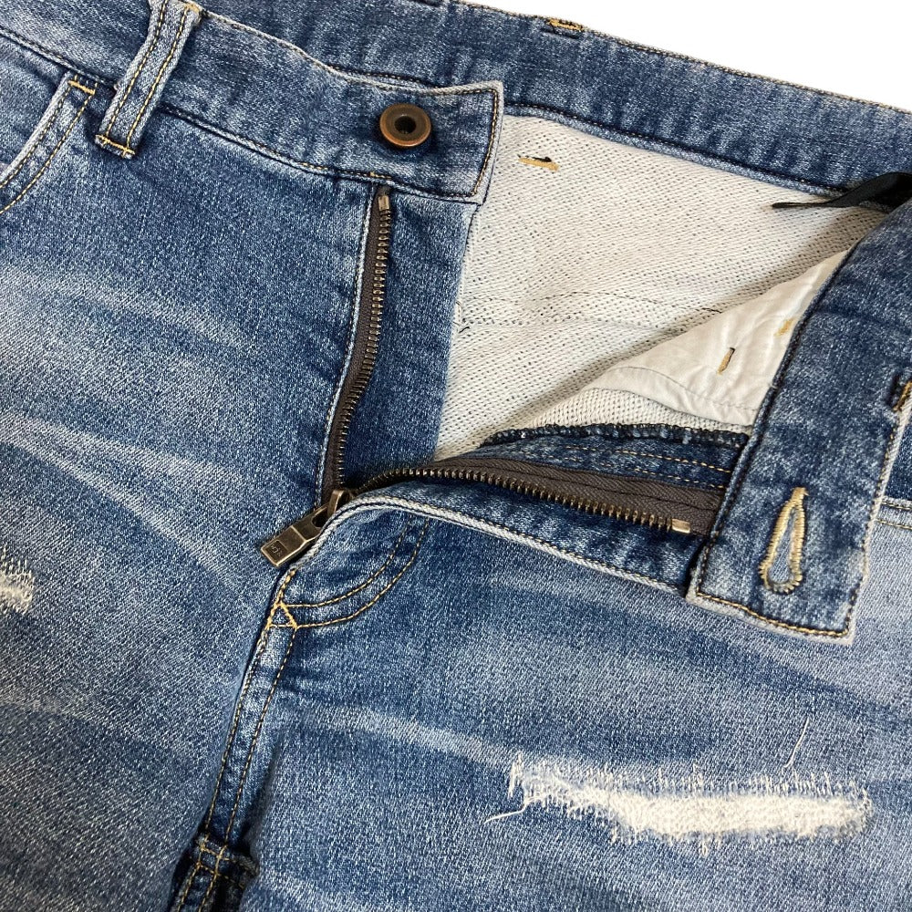 wjk タイトニットデニムパンツ