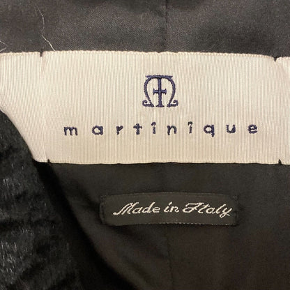 martinique ラビットフォックスファーノーカラーコート