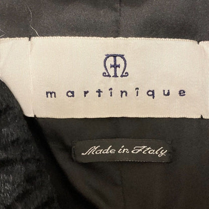 martinique ラビットフォックスファーノーカラーコート