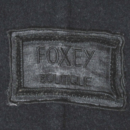 フォクシーブティック カシミヤ100％ダブルブレストロングコート