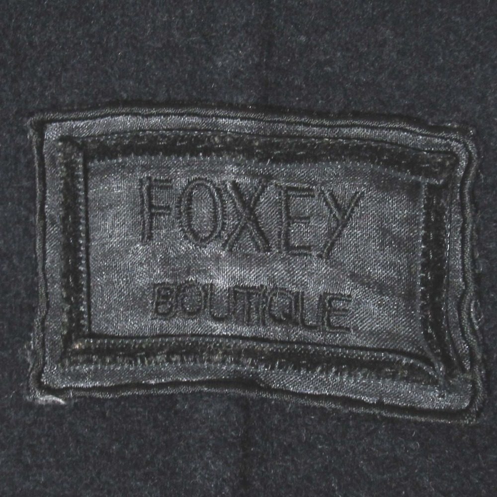フォクシーブティック カシミヤ100％ダブルブレストロングコート
