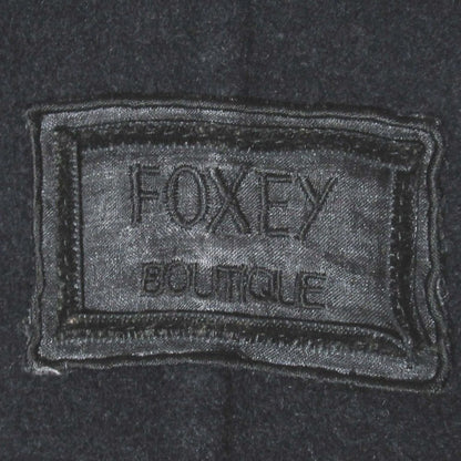 フォクシーブティック カシミヤ100％ダブルブレストロングコート