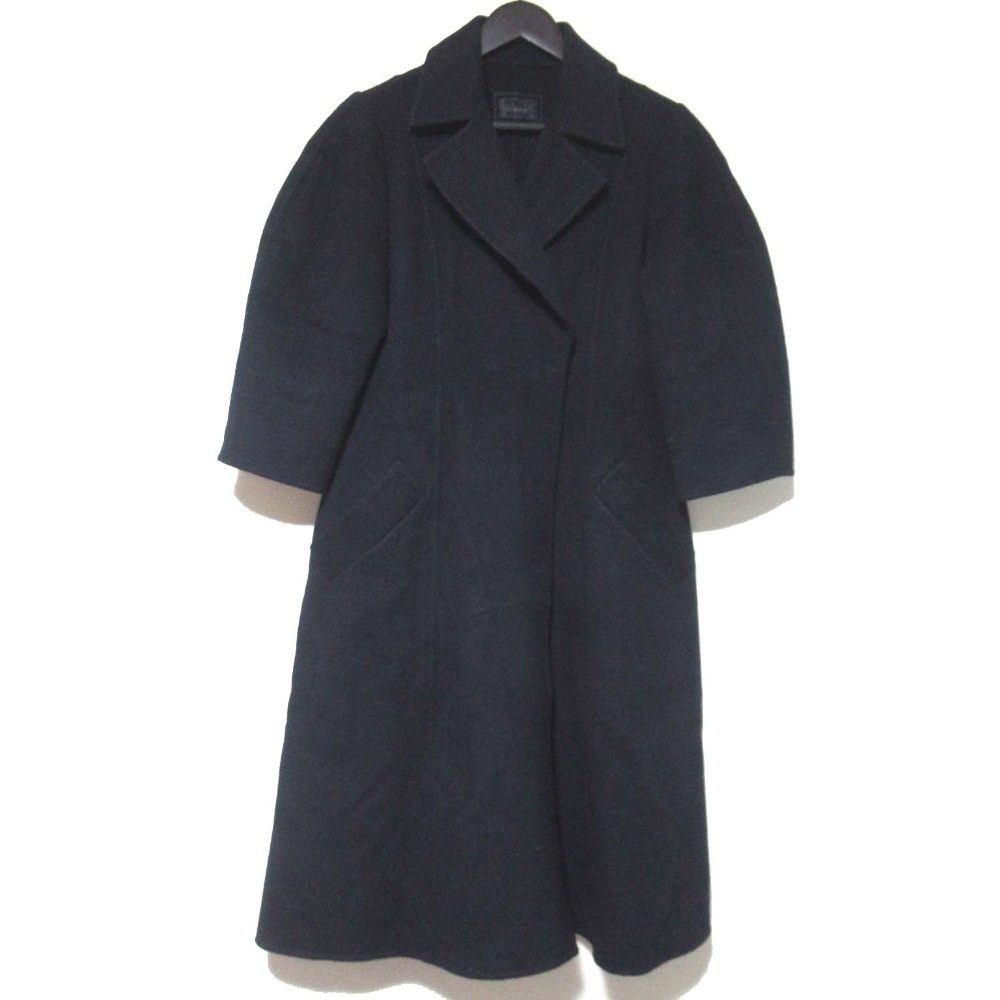 フォクシーブティック カシミヤ100％ダブルブレストロングコート