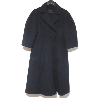 フォクシーブティック カシミヤ100％ダブルブレストロングコート
