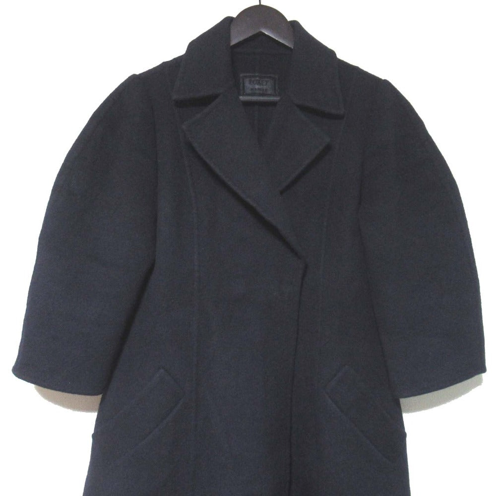 フォクシーブティック カシミヤ100％ダブルブレストロングコート