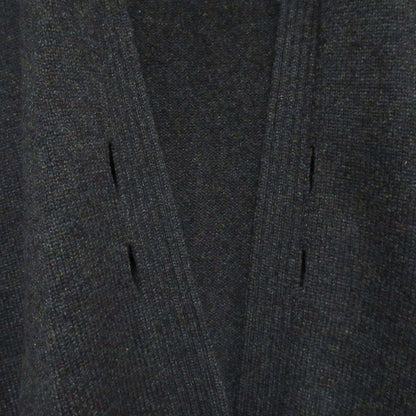 エルメス カシミヤロングニットカーディガン36