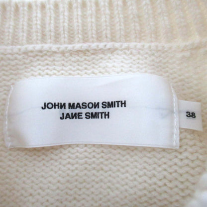 ジェーンスミス 7G BIG SHOULDER CREW CARDIGAN ニットカーディガン