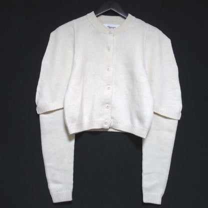 ジェーンスミス 7G BIG SHOULDER CREW CARDIGAN ニットカーディガン