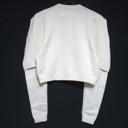 ジェーンスミス 7G BIG SHOULDER CREW CARDIGAN ニットカーディガン