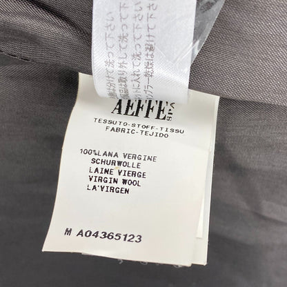 アルベルタフェレッティ スパンコールベルトウールノーカラーコート