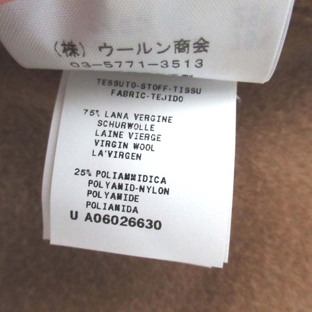 アルベルタフェレッティ ウールノーカラーポンチョコート