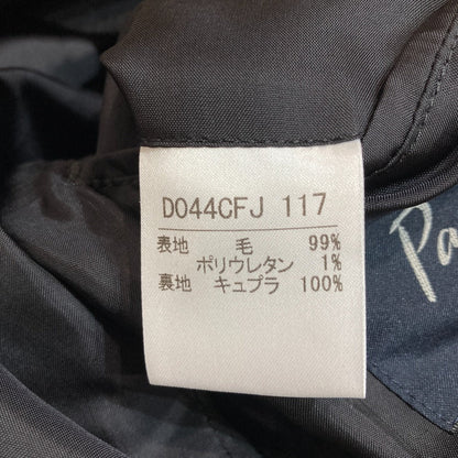 パパスプラス フランネルテーラードジャケット