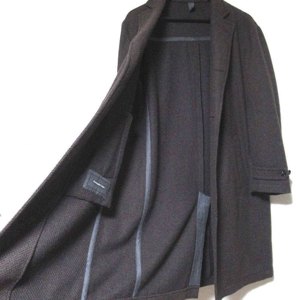 エルメネジルドゼニア カシミヤシルクオーバーコート