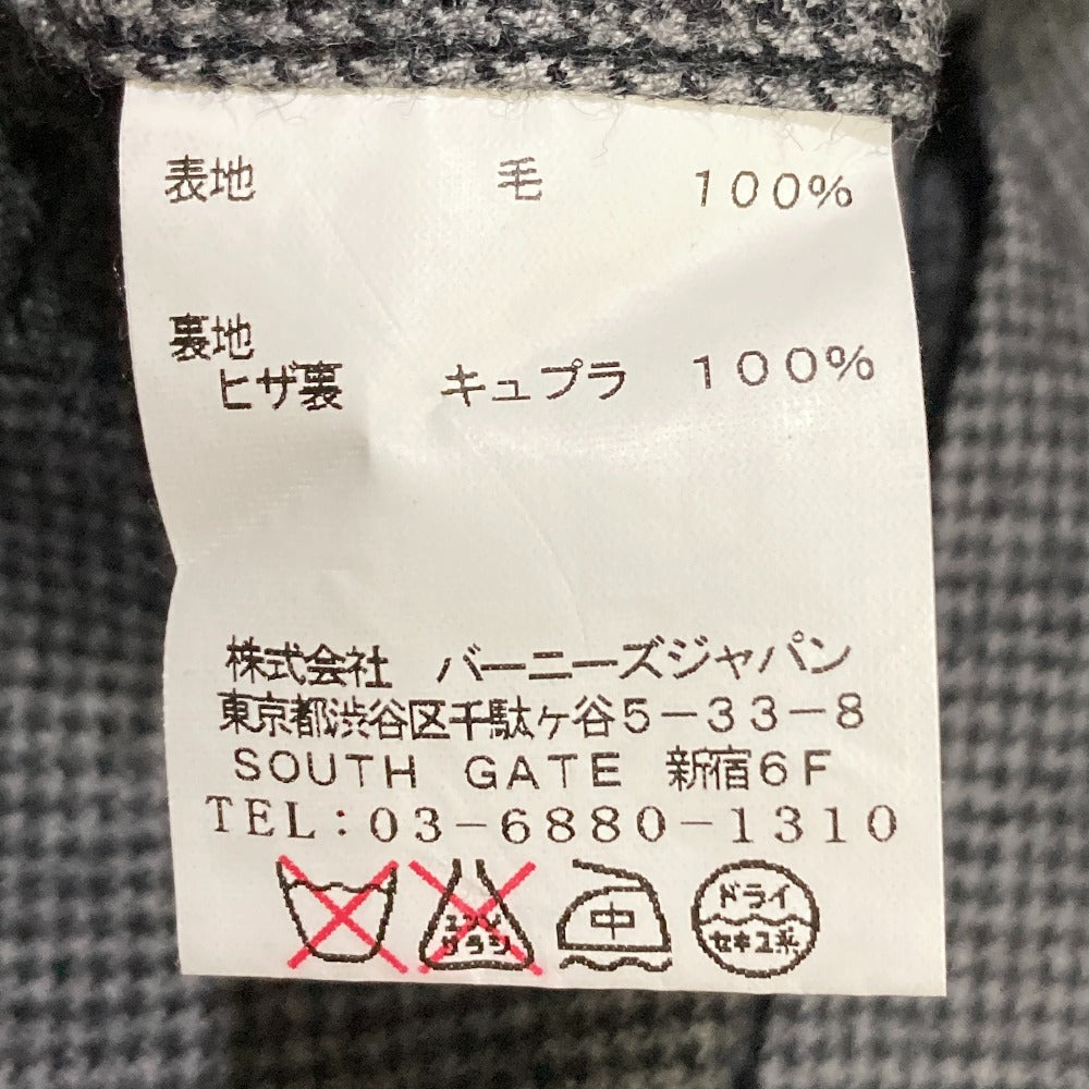 バーニーズニューヨーク ハウンドトゥースフランネルスラックス
