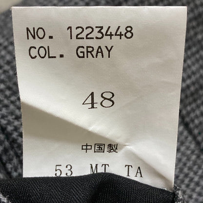 バーニーズニューヨーク ハウンドトゥースフランネルスラックス