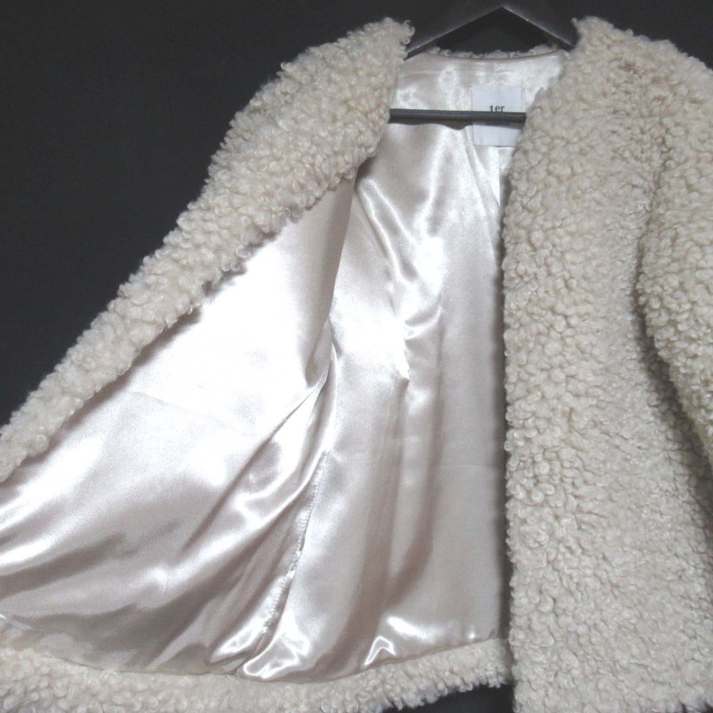プルミエアロンディスモン カーリーファーショートコート