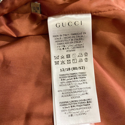 グッチ キャットエンブロイダリー キッズシャツジャケット