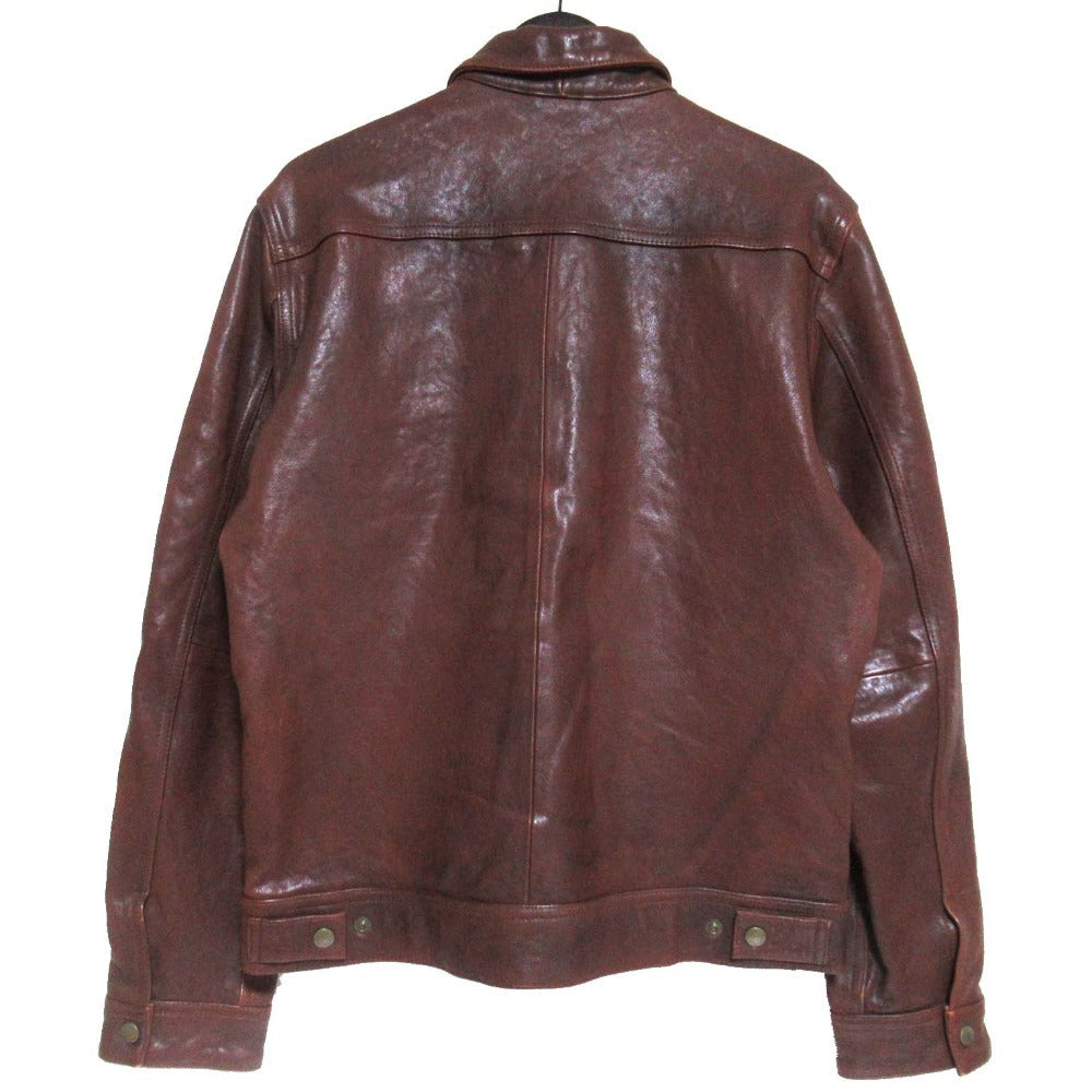 アヴィレックス OLD TIMES LEATHER WORK JACKET ラムレザージャケット